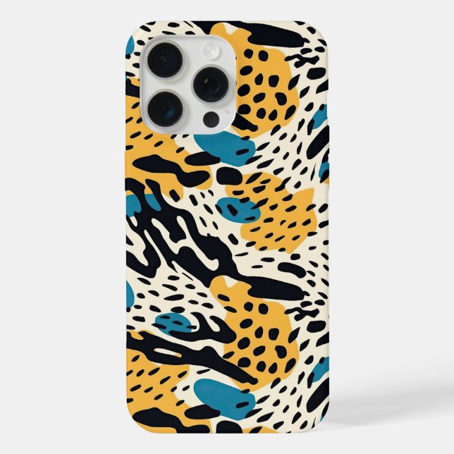 Colorful Animal Print 06 iPhone Case (Back)