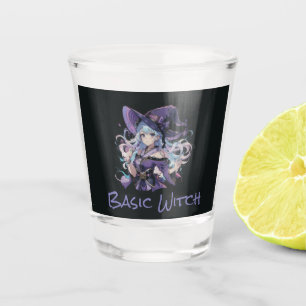 Colorful/Anime/witch/Halloween Shot Glass
