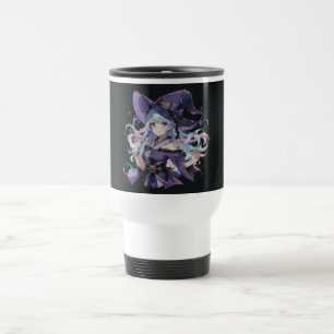 Colorful/Anime/witch/Halloween Travel Mug