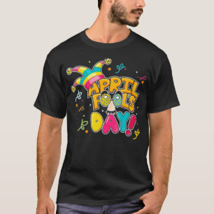Colorful April Fool's Day Prank Funny Matching T-Shirt
