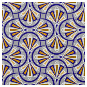 Colorful art deco pattern. fabric