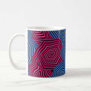 Colorful artNouveau pattern Coffee Mug
