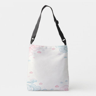 Colorful Auspicious Clouds - Chinese Inspired Luck Crossbody Bag