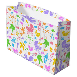 Colorful Baby Large Gift Bag