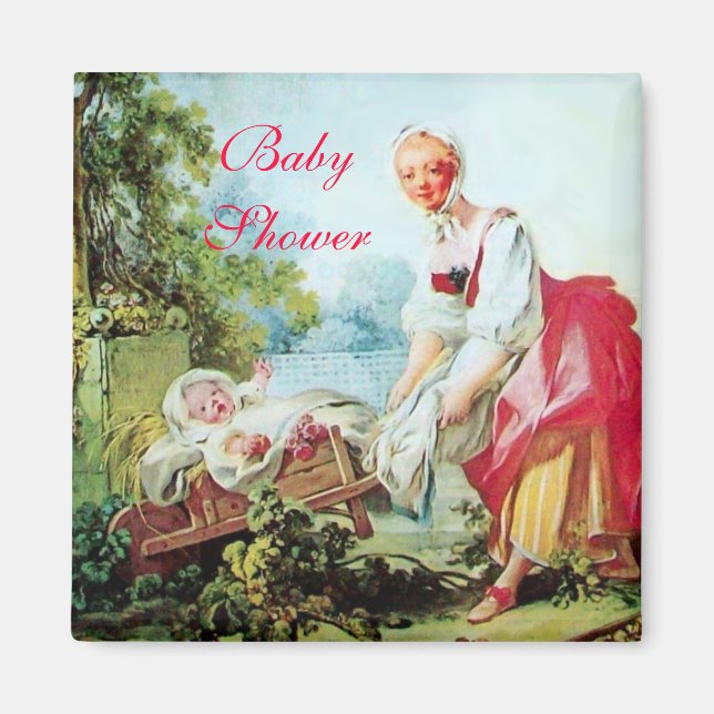 COLORFUL BABY SHOWER MAGNET (Front)