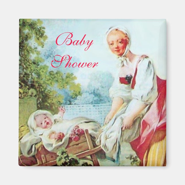 COLORFUL BABY SHOWER MAGNET (Front)