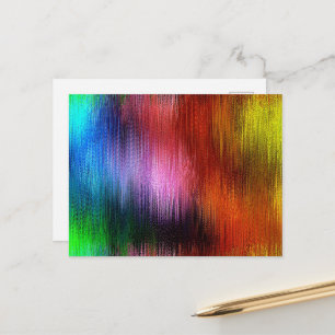 Colorful Background Pattern Postcard