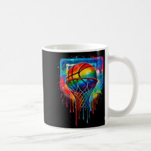 Colorful Basketball Baller Basketball Player Team  Coffee Mug