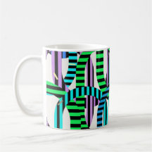 Colorful Bauhaus Geometric Pattern