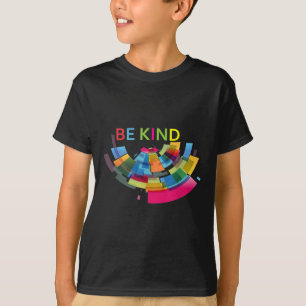 Colorful Be Kind Abstract Kindness Uplifting Cute T-Shirt