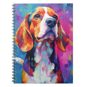 Colorful Beagle Notebook