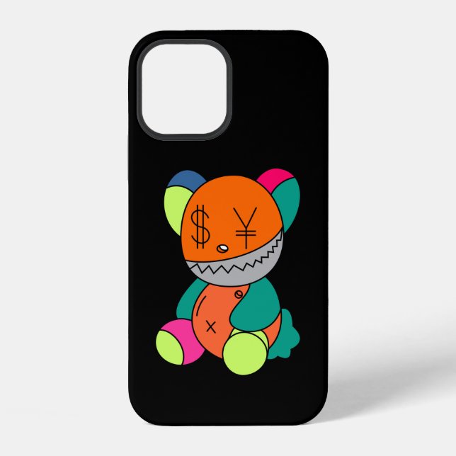 Colorful bear iPhone case (Back)