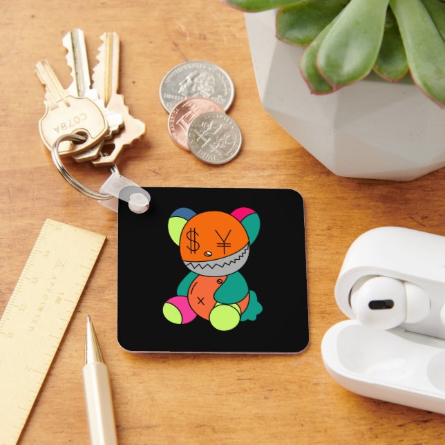 Colorful bear key ring (Desk)