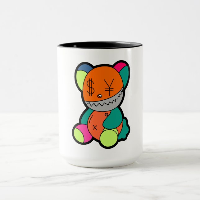 Colorful bear mug (Center)