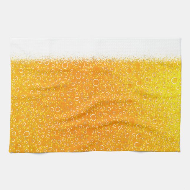 Colorful beer tea towel (Horizontal)
