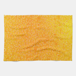 Colorful beer tea towel