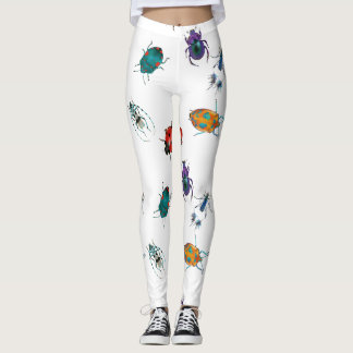 Colorful beetles  leggings