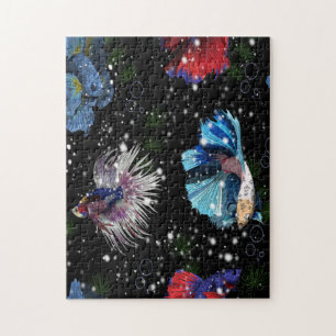 Colorful Betta Fish Jigsaw Puzzle
