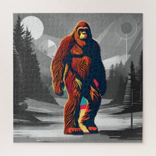 Colorful Bigfoot: Believe the Unbelievable Jigsaw Puzzle