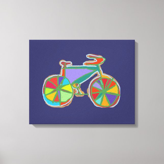 colorful bike decor wall (Front)