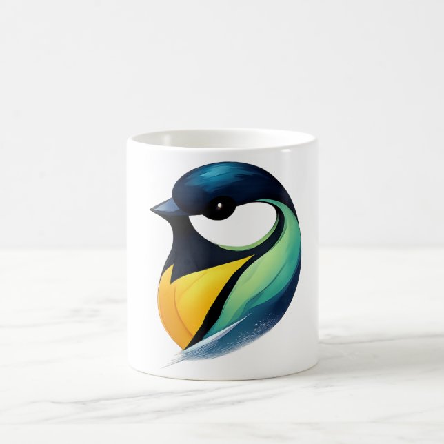 Colorful Bird Mug (Center)