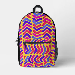 COLORFUL BIRDS Print Cut Sew Bag