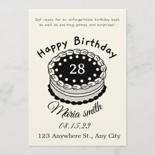 Colorful Birthday Bash Invitation – Editable Party