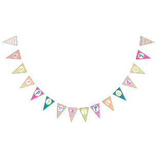Colorful Birthday Bunting Banner
