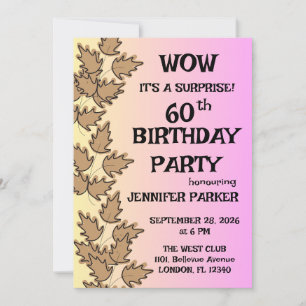 Colorful Birthday party Invitation