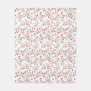 Colorful blanket with white background romantic
