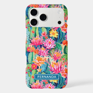 Colorful Blooming Cacti Personalized
