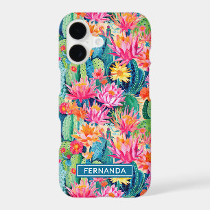 Colorful Blooming Cacti Personalized