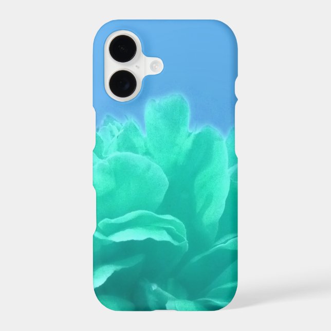 Colorful Blue Green Floral (Back)