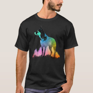 Colorful Blue Heeler Nature Australian Cattle Dog  T-Shirt