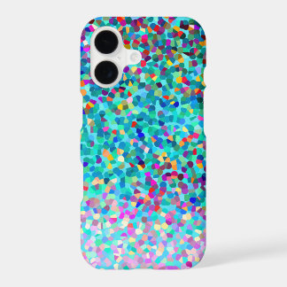 Colorful Blue Multicolored Abstract Art Pattern