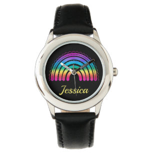 Colorful Boho Rainbow Gradient Watch