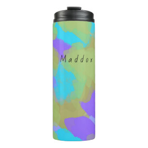 Colorful Bold Modern Artist Pattern Thermal Tumble Tumbler