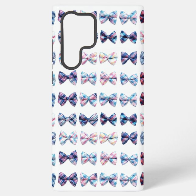 Colorful Bow Tie Pattern Phone Case (Back)