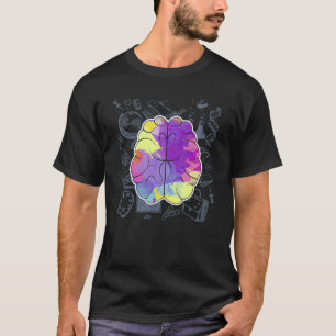 Colorful Brain  Science And  Neuroscience Neurolog T-Shirt