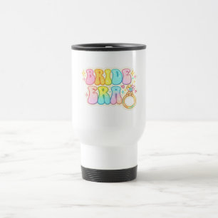 Colorful Bride Era Retro Shirt – Fun Bachelorette  Travel Mug