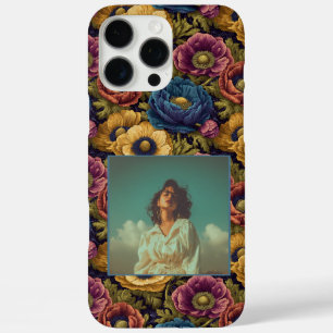 Colorful Bridesmaid Gift Anemones Floral Custom iPhone 16 Pro Max Case