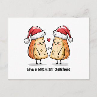 Colorful Brilliant Christmas Postcard