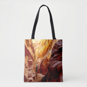 Colorful Brown and Gold Anniversary Narrows Tote Bag