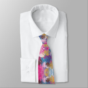 Colorful Brush Strokes Tie