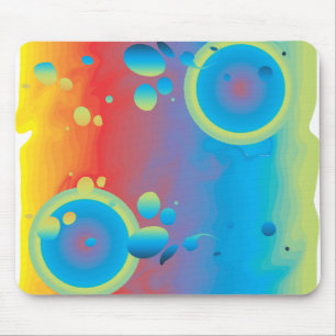 COLORFUL BUBBLES MOUSE MAT