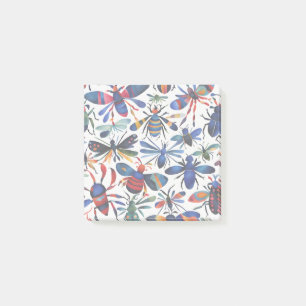 Colorful Bugs Whimsical Insects Art  Post-it Notes