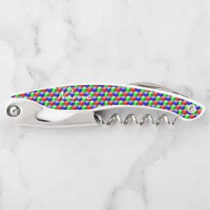 Colorful Building Blocks Thunder_Cove 3-D Corkscrew