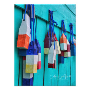 Colorful Buoys Photo Print