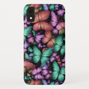 Colorful Butterflies Print iPhone XR Case
