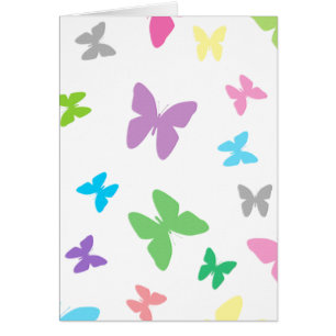 Colorful butterfly art